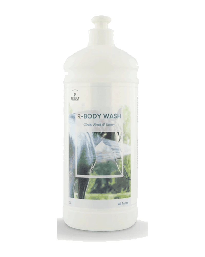 Confezione di R-BODY WASH di Result Equine