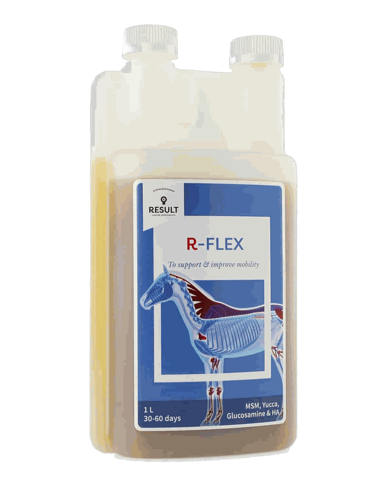 Flacone dosatore da 1 litro di R-FLEX di Result Equine