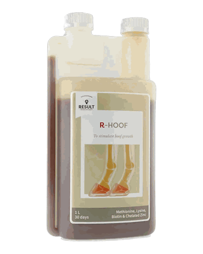 Flacone dosatore da 1 litro di R-HOOF di Result Equine
