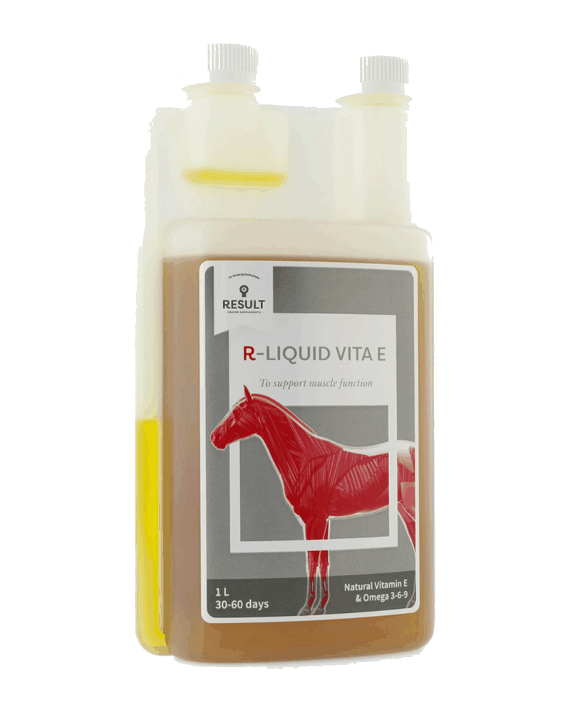 Confezione di R-LIQUID VITA E di Result Equine